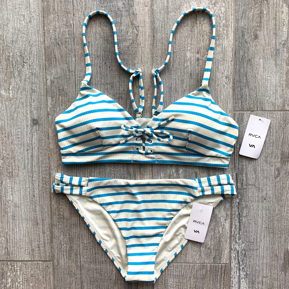 🔥🔥RVCA - MOXIE RIB BRALETTE BIKINI TOP🔥🔥 - Picture 5 of 7